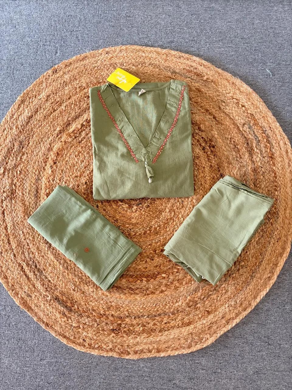 10785-Green Cotton Set